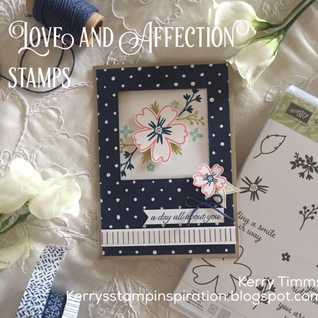 stampin up love and affection stamps handmade card making class paper craft creative create scrapbooking hobby female birthday flowers stamps ink wash tape kit demonstrator 