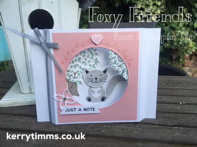 kerry timms stampin up card making class gloucester papercraft scrapbooking handmade foxy friends thoughtful branches create creative craft cat invitation gift homemade stamping hobby female