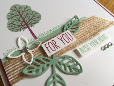 Totally Trees Kerry Timms stampin up handmade card cardmaking class gloucester birthday hobby crafts creative papercraft scrapbooking leaves 2