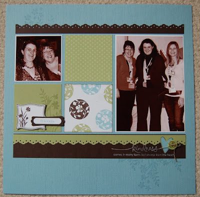 Second Layout at Scrapbooking Class