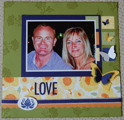 April Scrapbooking Class Layouts