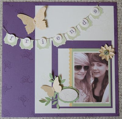 May Scrapbooking Layout