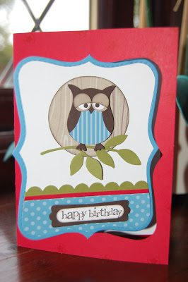 Owl Swing Card