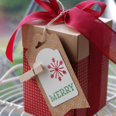 Gift Box Punch Board Box Christmas Packaging