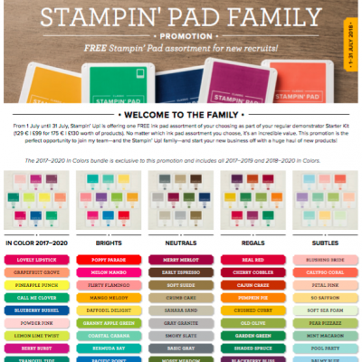 A Great Offer when you join Stampin’ Up!